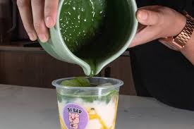 Bo Bar matcha being prepared